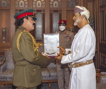 HM confers the Oman Military Order (Third Class) on Brigadier Said bin Abdullah bin Humaid Al Hatmi