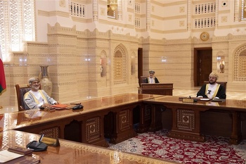 Reunión del Consejo de Ministros en el Palacio Al Baraka el 11 de enero de 2021