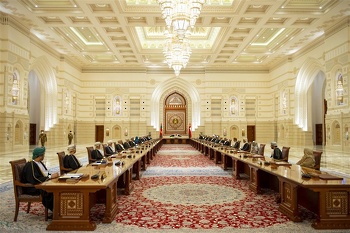 Reunión del Consejo de Ministros en el Palacio Al Baraka el 11 de enero de 2021