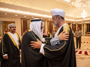 Su Majestad el Sultán expresa sus condolencias a Su Alteza el Emir del Estado de Kuwait