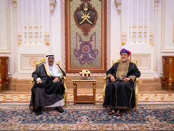 HM The Sultan Receives  Emir of Kuwait