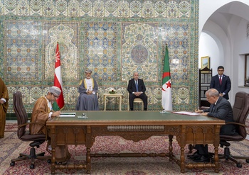 HM the Sultans Visit to the Democratic Republic of Algeria