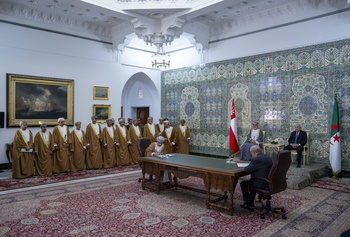 HM the Sultans Visit to the Democratic Republic of Algeria