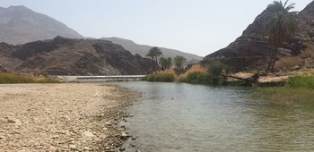 Die Wadis in der Wilayat Al Kamil Wa Al Wafi