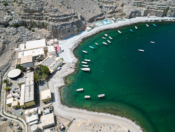 Village de Kumzar dans la wilaya de Khasab
