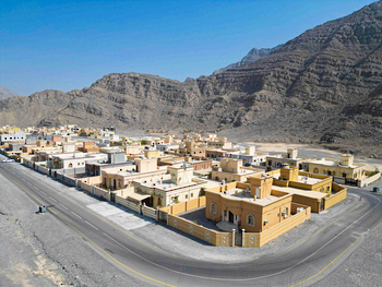 Urbanización en la gobernación de Musandam	