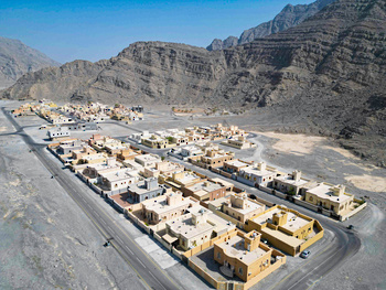 Urbanización en la gobernación de Musandam	