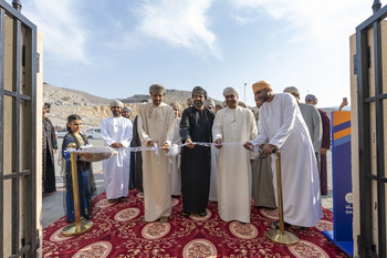 Tirolina en la wilaya de Khasab	
