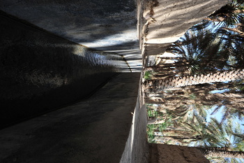 Falaj Al Ain en la wilaya de Adam	