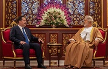 スルタン陛下は、イラクの首相を迎えられました。