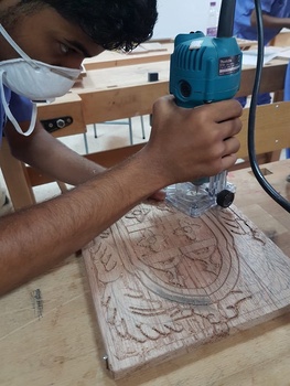 Objets en bois 
