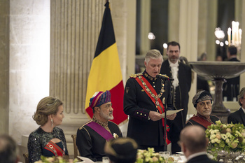 Visita de Su Majestad el Sultán al Reino de Bélgica