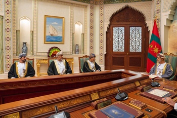 Reunión del Consejo de Ministros en el Palacio Al Baraka el 1 de septiembre de 2024