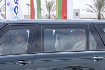 Su Majestad preside la ceremonia de inauguración del Proyecto de la Refinería de Duqm, en presencia de Su Alteza el Emir de Kuwait
