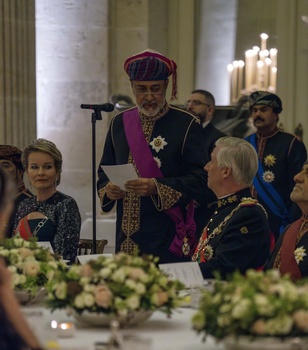 Visita de Su Majestad el Sultán al Reino de Bélgica