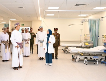Su Majestad el Sultán visita la Ciudad Médica de los Cuerpos Militares y de Seguridad