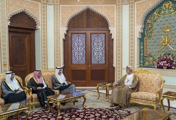HM The Sultan receives the Foreign Ministers of the GCC States