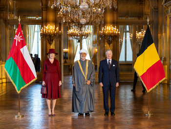 Visita de Su Majestad el Sultán al Reino de Bélgica