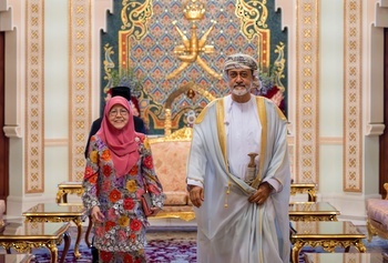 HM The Sultan receives Princess Hajah Masna, the Ambassador-at-Large of the Ministry of Foreign Affairs of Brunei Darussalam