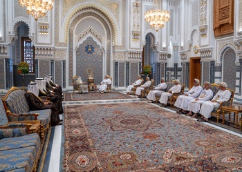 Su Majestad el Sultán recibe al Emir del Estado de Kuwait 
