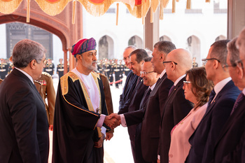 Su Majestad el Sultán recibe al Presidente de Argelia
