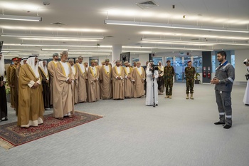 Su Majestad preside la ceremonia de inauguración del Proyecto de la Refinería de Duqm, en presencia de Su Alteza el Emir de Kuwait