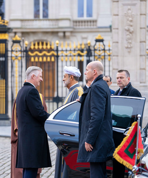 Visita de Su Majestad el Sultán al Reino de Bélgica