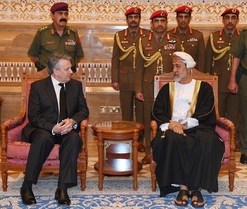 HM The Sultan receives both the UK Secretary of State for Defence and the Chief of the Defence Staff