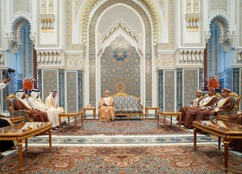 HM The Sultan Receives the Crown Prince of Dubai