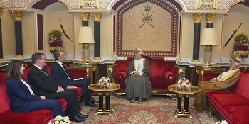 HM The Sultan receives the Foreign Secretary of the United Kingdom