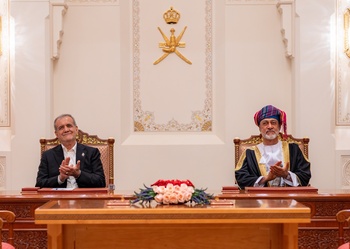 Sa Majesté le Sultan reçoit le Président iranien