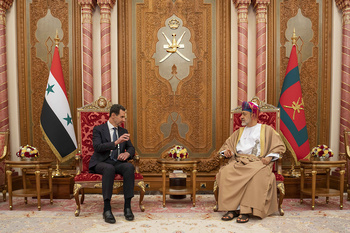 Sa Majesté le Sultan reçoit le Président de la République arabe syrienne