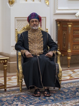 Sa Majesté le Sultan reçoit le Président de la Confédération suisse