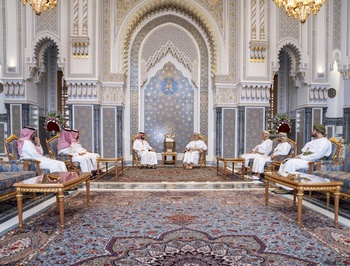Su Majestad el Sultán recibe al Príncipe Heredero de Arabia Saudita — 12/09/2023