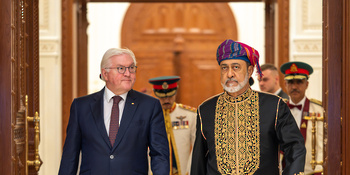 Sa Majesté le Sultan reçoit le Président allemand