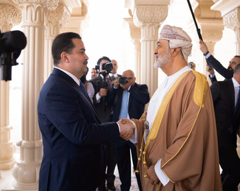 Su Majestad el Sultán recibe al Primer Ministro de Iraq