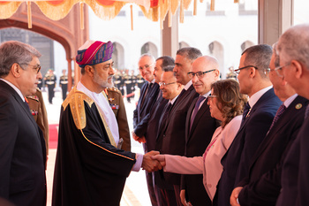 Sa Majesté le Sultan reçoit le Président de la République algérienne démocratique et populaire