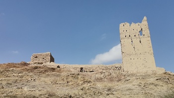 La aldea de Sanab en la wilaya de Bowsher