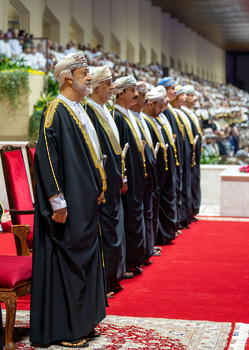 HM The Sultan bestows his royal patronage on the student festival “Oman’s Renewed Renaissance”