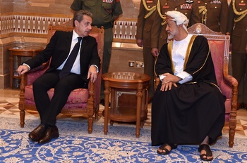 Sa Majesté le Sultan reçoit Nicolas Sarkozy  