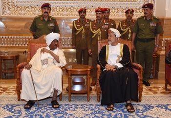 Sa Majesté le Sultan reçoit le membre du Conseil souverain de transition du Soudan 