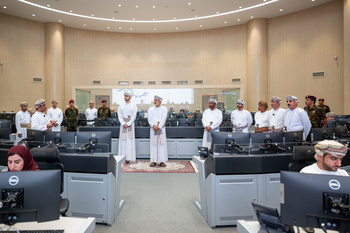 Su Majestad el Sultán visita el Centro de Defensa Electrónica – 31/12/2025