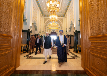 Sa Majesté le Sultan reçoit Son Excellence le Premier ministre indien le 18/12/2025