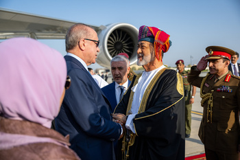 Sa Majesté le Sultan reçoit le Président turc le 22/10/2025