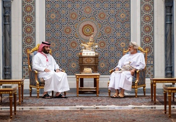 Sa Majesté le Sultan reçoit le Prince Héritier d’Arabie Saoudite le 12 septembre 2023