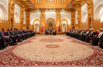 Sa Majesté le Sultan reçoit le Président turc le 22/10/2025