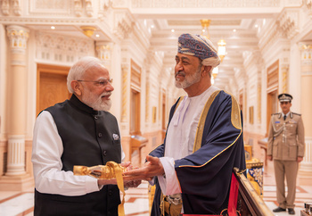 Sa Majesté le Sultan reçoit Son Excellence le Premier ministre indien le 18/12/2025