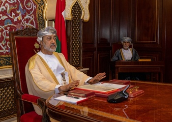Réunion du Conseil des ministres au palais d’Al Hosn, dans la wilaya de Salalah, au gouvernorat du Dhofar, le 17/11/2022