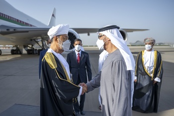Sa Majesté le Sultan présente ses condoléances au Président des Émirats arabes unis à l’occasion du décès de Cheikh Khalifa