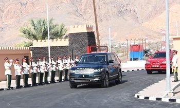 Visite de l’artillerie du Sultan d’Oman 